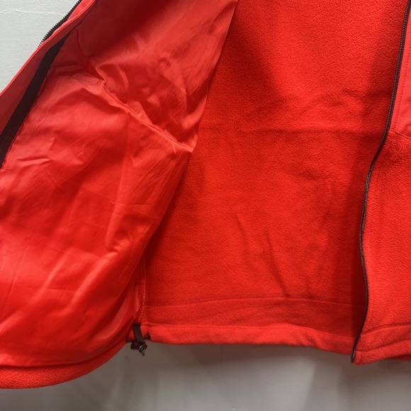 Duluth Trading Co Fleece Jacket Mens L Bright Red Full Zip New in Bag - Picture 8 of 15